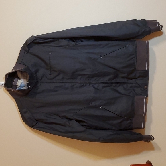 Vintage Men's Nike SB gray Track medium weight jacket size Large - Picture 1 of 9